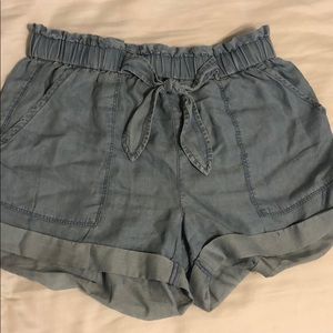 Aerie Camp Short Size Medium Chambray